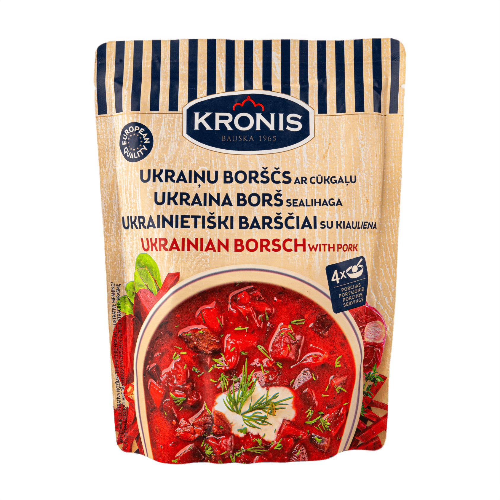 Kronis ukraiņu borščs ar cūkgaļu