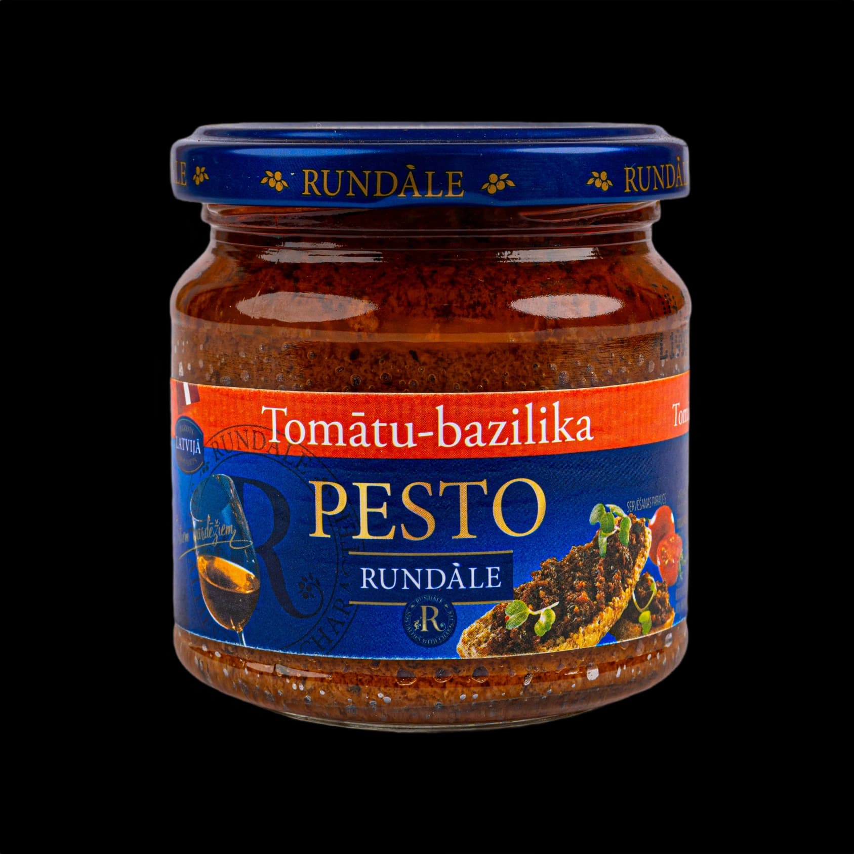 Rundāle tomātu-bazilika pesto