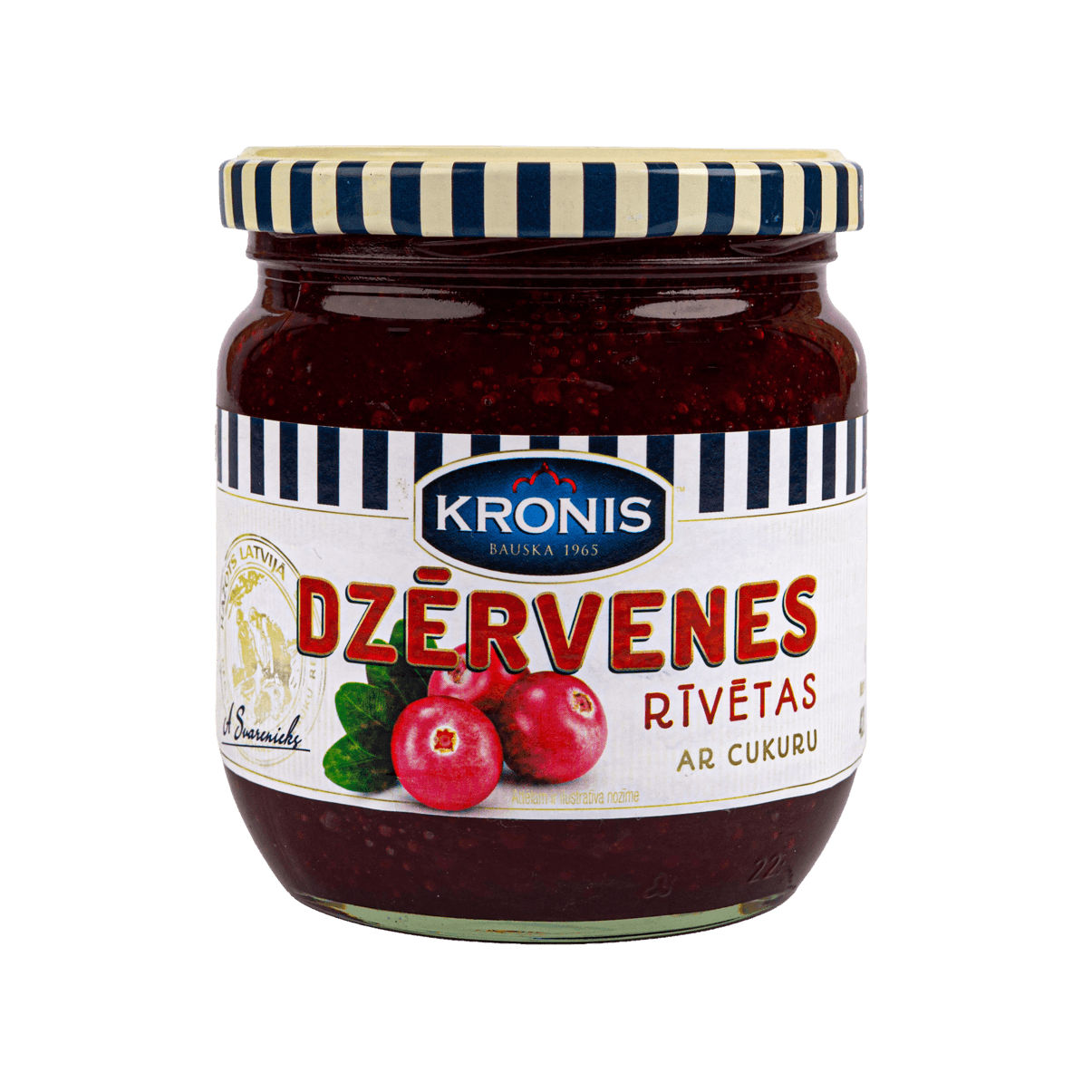 Rīvētas dzērvenes ar cukuru