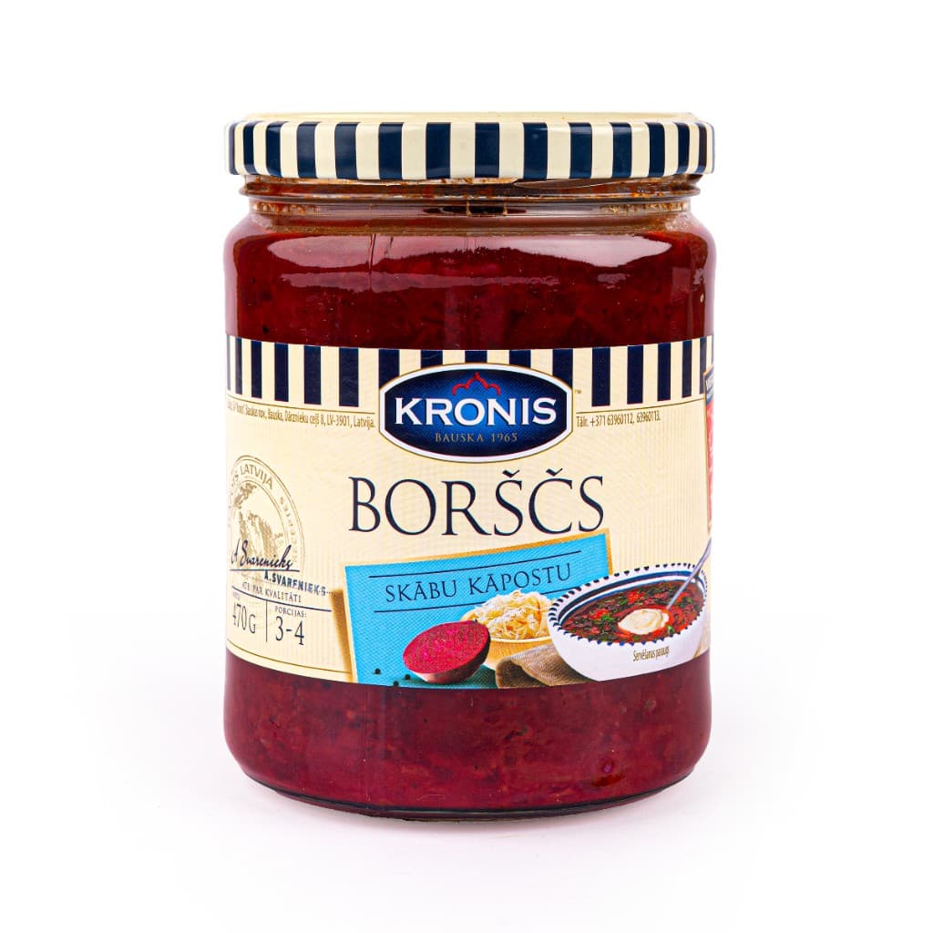 Borščs ar skābiem kāpostiem